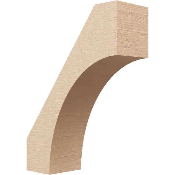 Ekena Millwork 5-inch W x 14-inch D x 18-inch H Westlake Rough Cedar Woodgrain TimberThane Knee Brace, Primed BRCUR05X14X18WTLRCPR - main